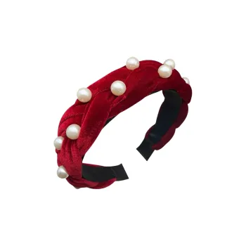 TBoML Faux Pearl Headbands Women's
