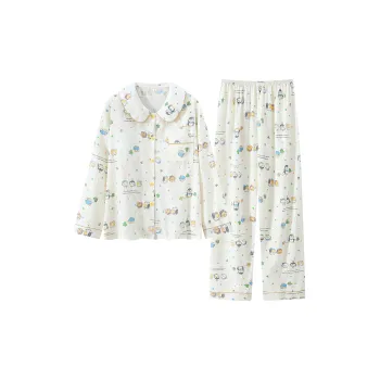 Maultiay Pajama Set Women's Apricot