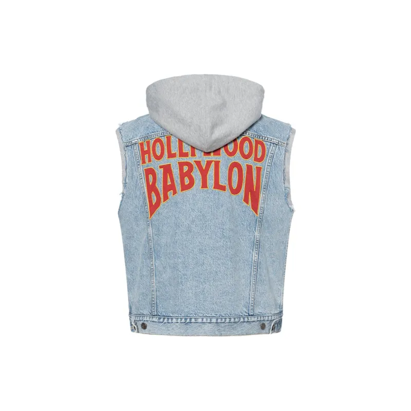 GUCCI Denim Sleeveless Jacket-1