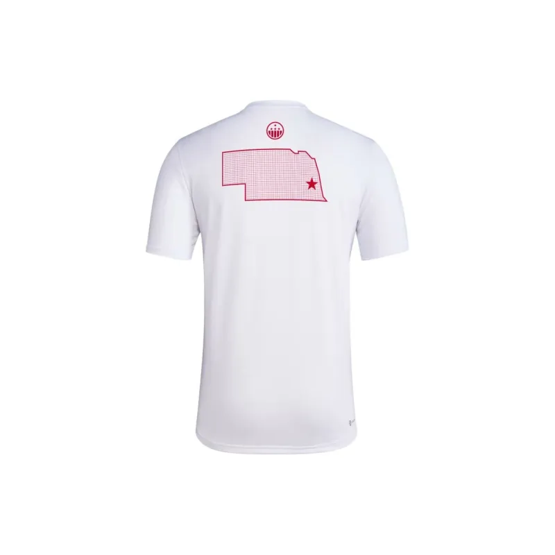 Adidas Free Shipping With AdiClub Nebraska Cornhuskers Pregame Tee-1