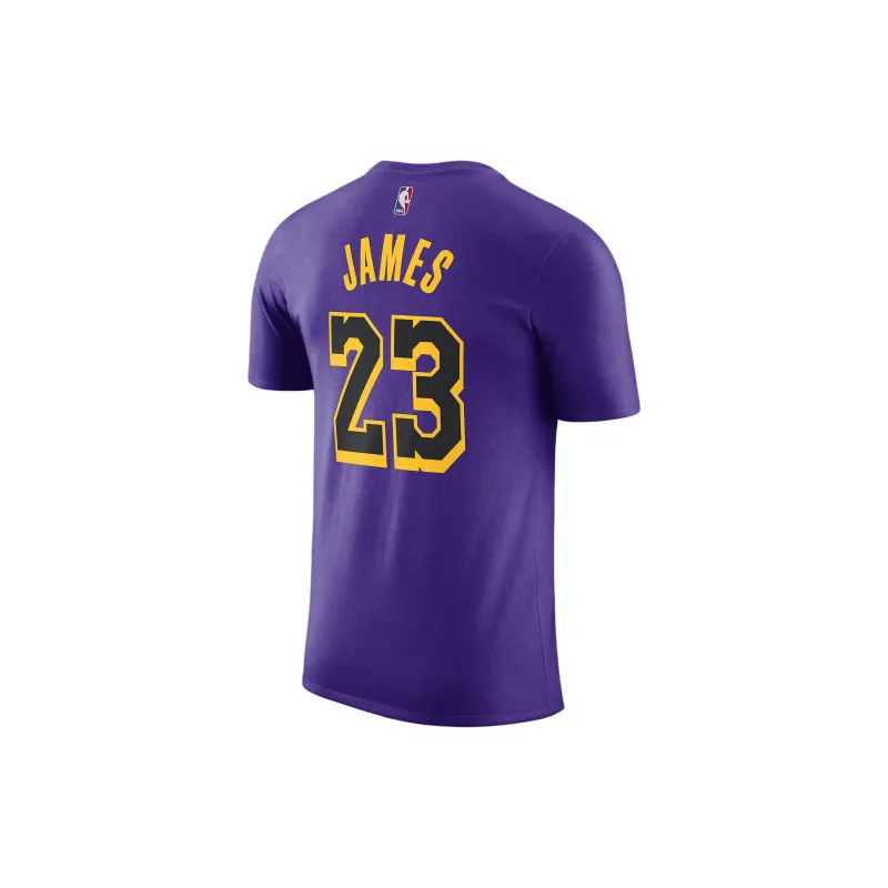Jordan x NBA Los Angeles LakersEdition Statement T Shirt Men's Purple Field-1