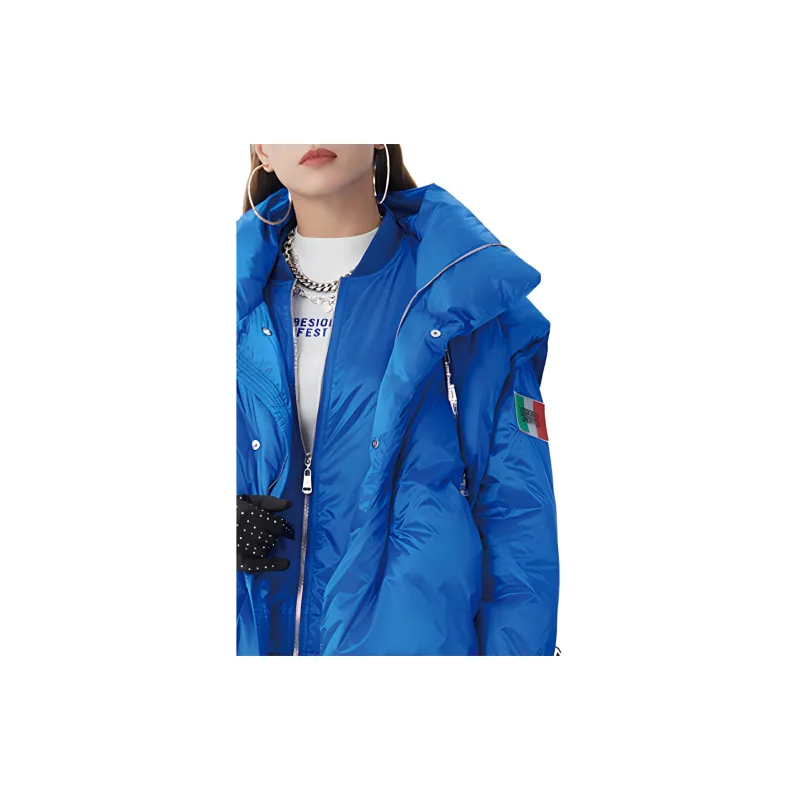 BESIONIA FW21 Down Jacket Women's Royal Blue-5