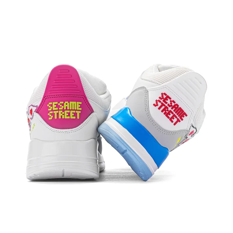 SESAME STREET Cushioned Wear Resistant Coverage Warm Mid Top Basketball Shoes Unisex-3