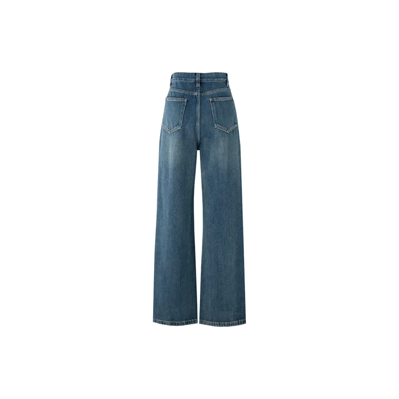 SOON FLOWER Jeans Women's Blue-1