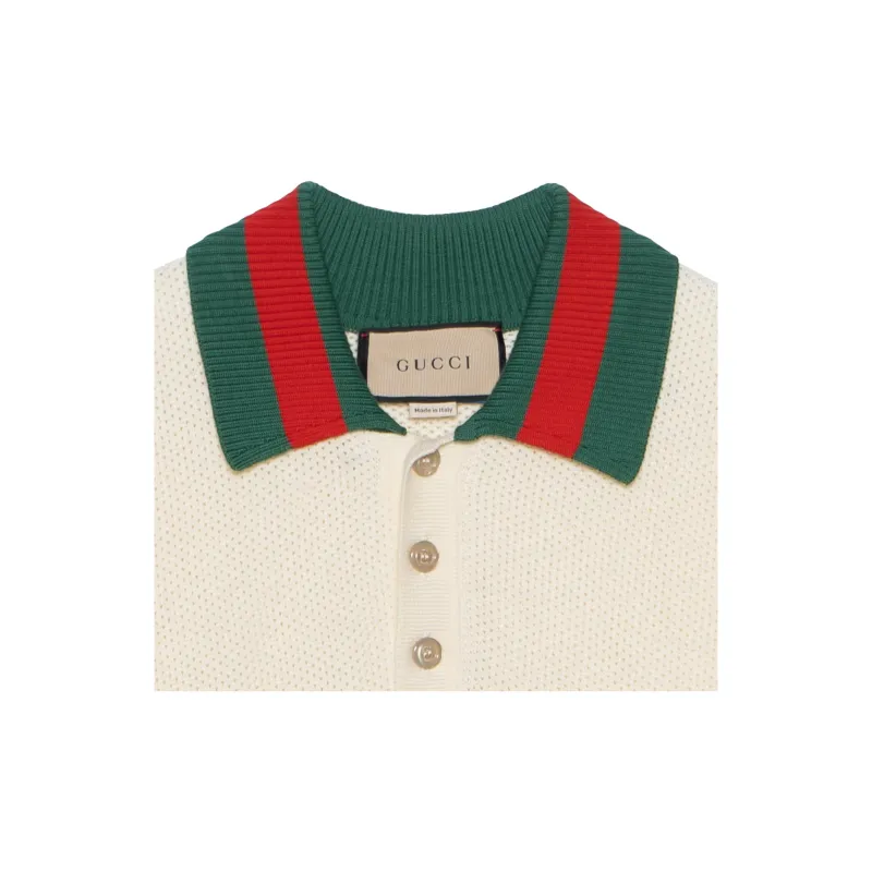 GUCCI Polo Shirts Men Ivory-4