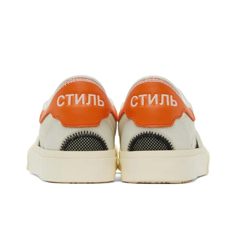 HERON PRESTON Low Top Skateboard Shoes Men's Ecru-4