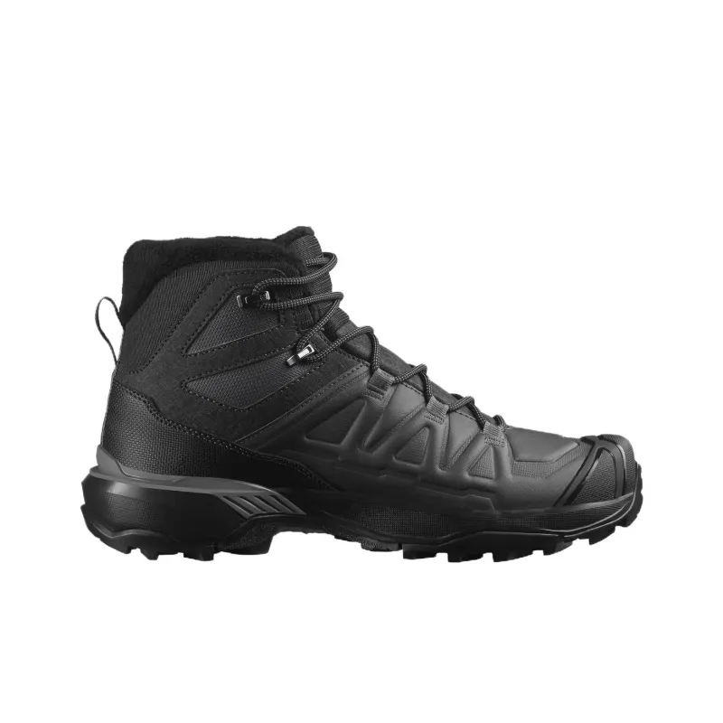 SALOMON Anti Slip Wear Resistant Mid Top Trekking Shoes Women's Black-1