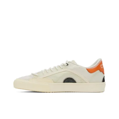 HERON PRESTON Low Top Skateboard Shoes Men's Ecru