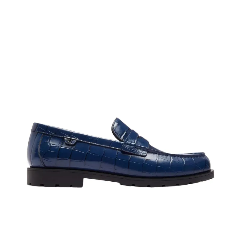 COACH Loafers Men Blue-1