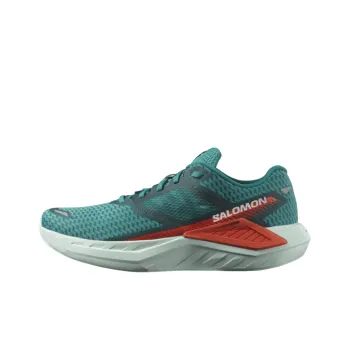 SALOMON Anti Slip Wear Resistant Low Top Casual Running Shoes Men's Green