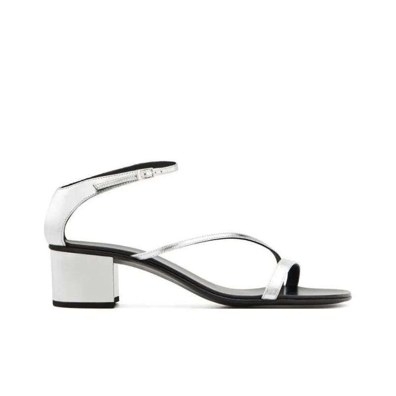 giuseppe zanotti Rochelle 40mm Metallic-effect Sandals-1