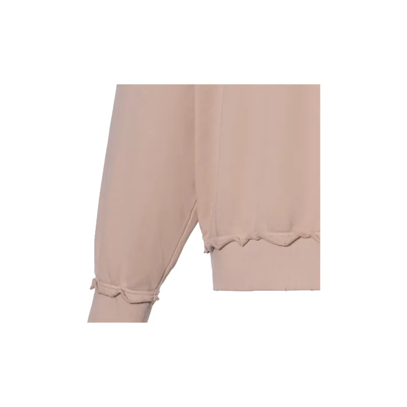 MIU MIU Logo Detailed Polo Sweatshirt-7