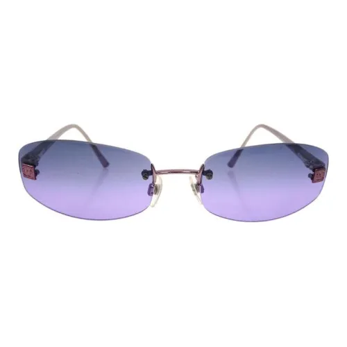 CHANEL 1990-2000s Rimless Sunglasses