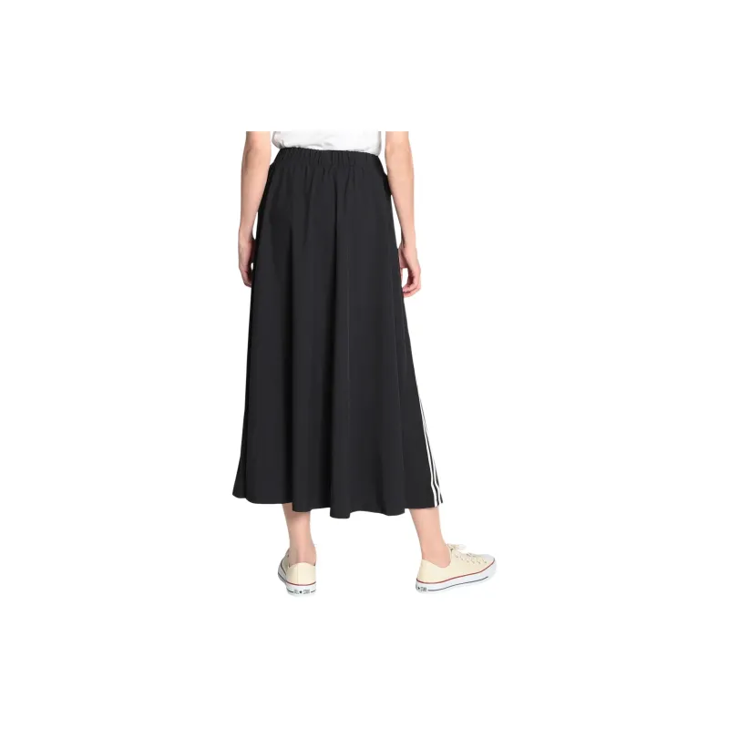 Converse Stretch Sideline Goard Casual Long Skirts Women's Black-3