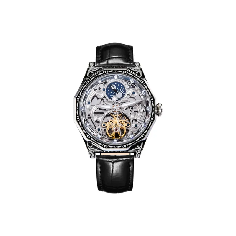 VRQ Future Series Automatic Mechanical Movement Watch Unisex Cut-Out Dial-0