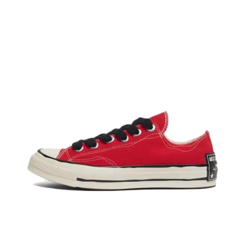 Converse 1970s Anti Slip Wear Resistant Low Top Canvas Shoes Unisex Red