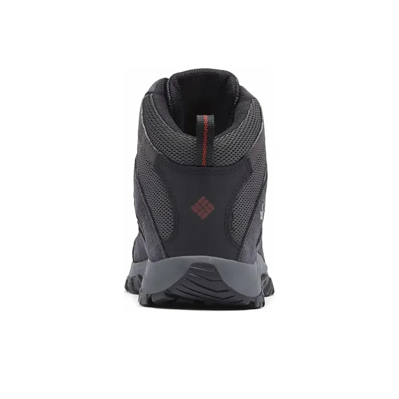 Columbia Crestwood Anti-Slip Wear-Resistant Mid-Top Trekking Shoes Men's Dark Gray-3