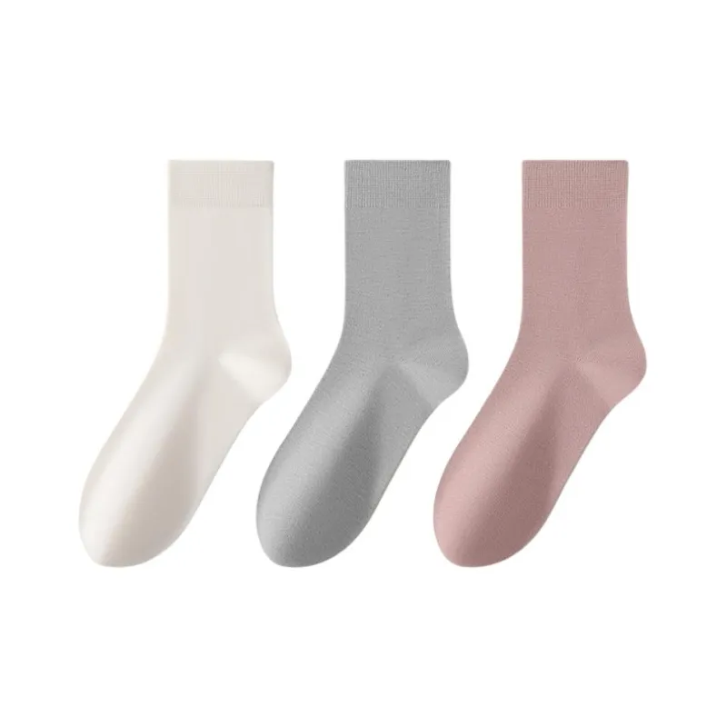 MIIOW Mid Calf Socks Women's Combo Set-2