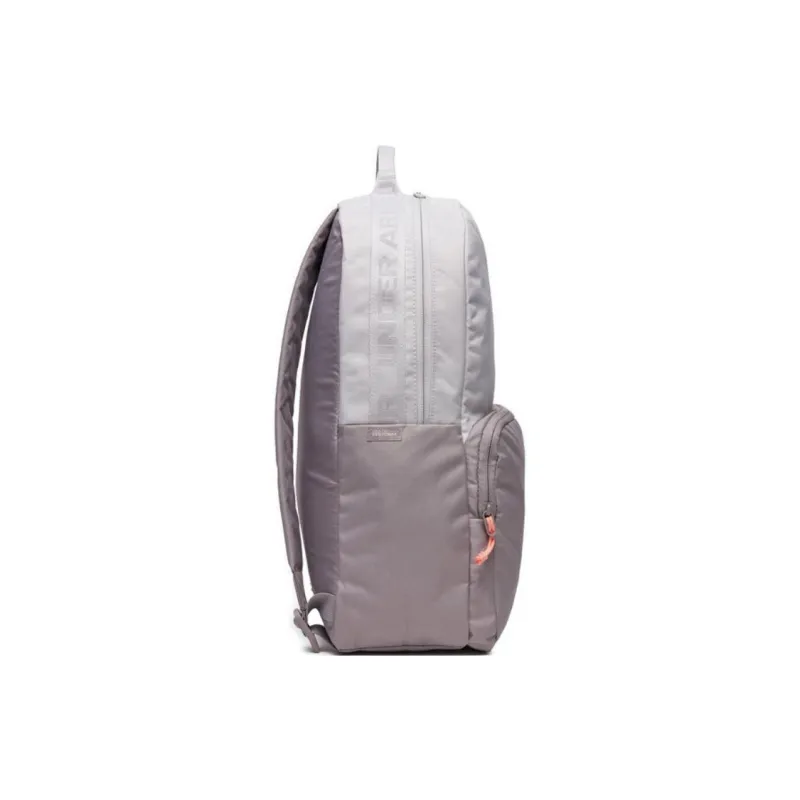 Under Armour Polyester Backpack Regular Unisex Gray/Soft Pink-2