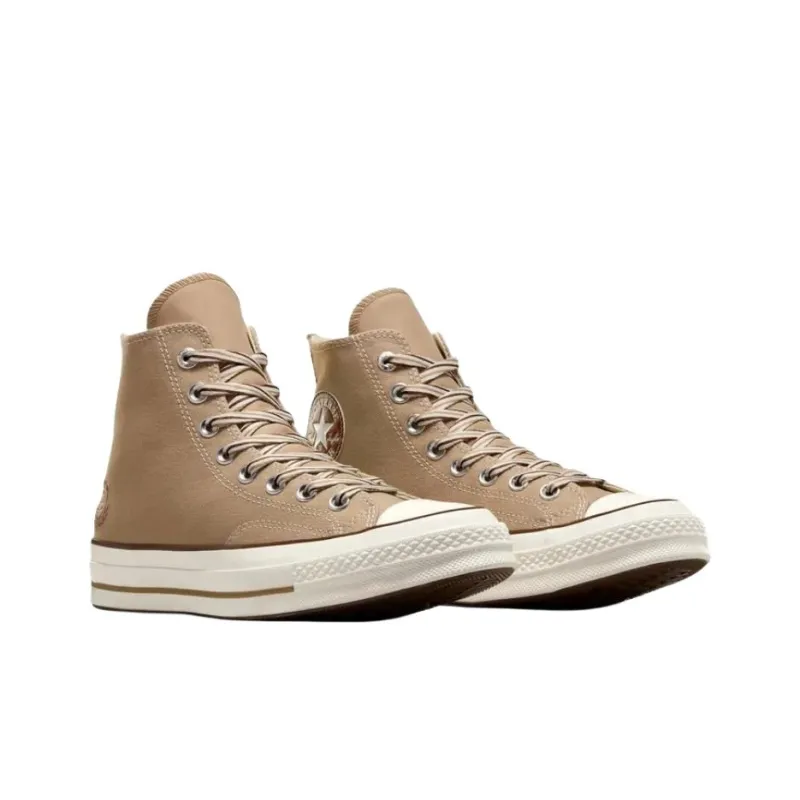 Converse 1970s Anti Slip Wear Resistant High Top Canvas Shoes Unisex Brown-2