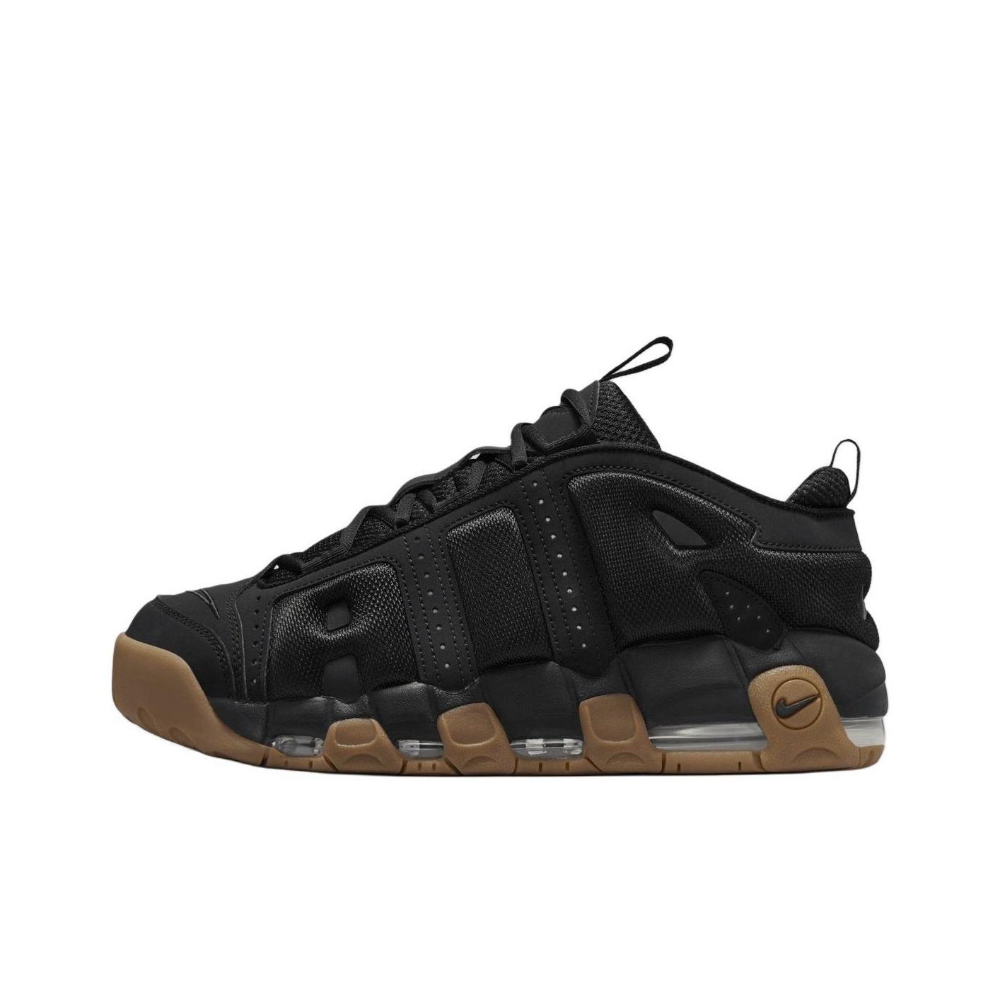 Nike Air More Uptempo Low Black Gum Cheap Rcj Jordan Outlet