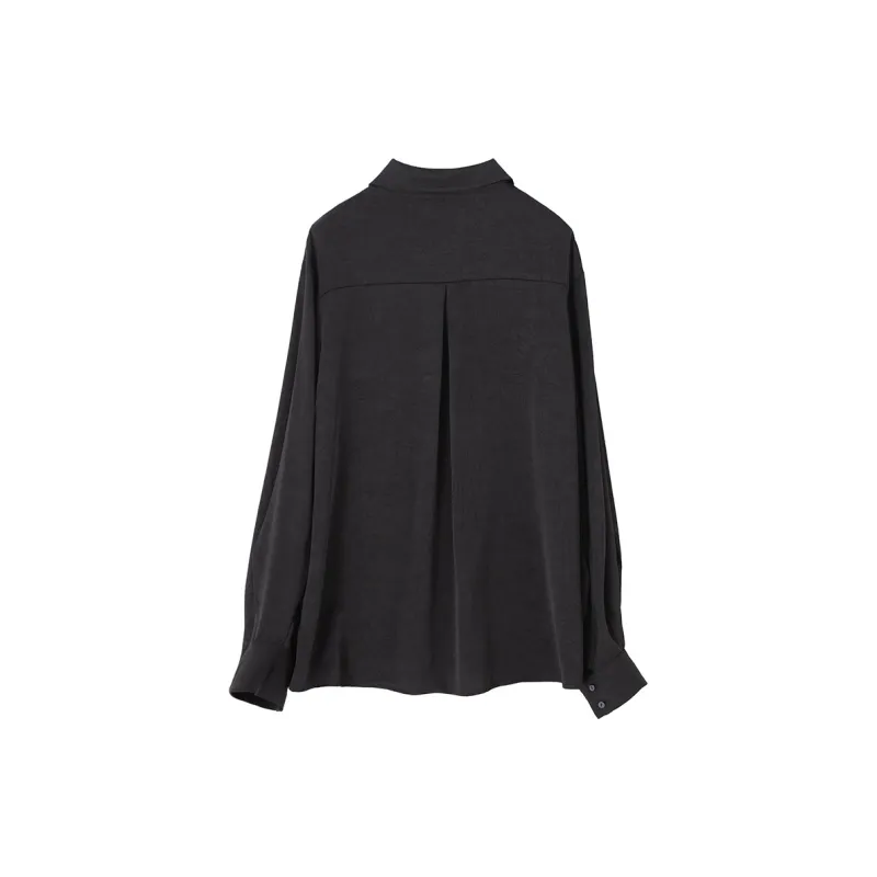 SOON FLOWER Shirt Women's Black-1
