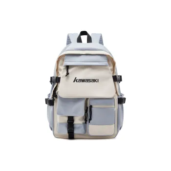 Kawasaki Fabric Backpack Regular Unisex Ecru/Black/Black White/White Green/White Blue