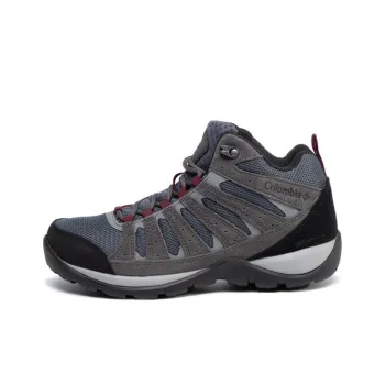 Columbia Redmond V2 Slip-Resistant Mid-Top Trekking Shoes Men's Gray