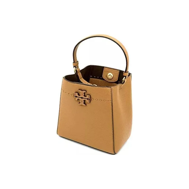 TORY BURCH McGraw Small Bucket Bag Tiramisu-1