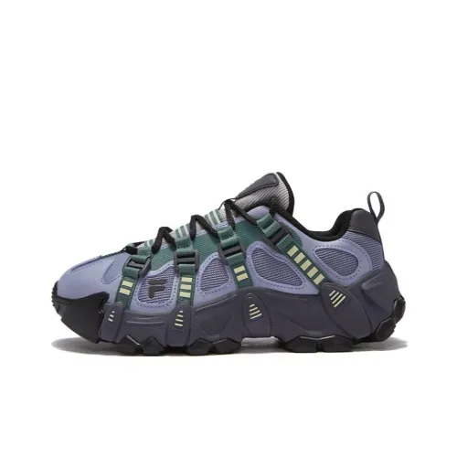 FILA FUSION EXOCET Mountains Anti Slip Wear Resistant Low Top Chunky Sneakers Women's Haze Blue