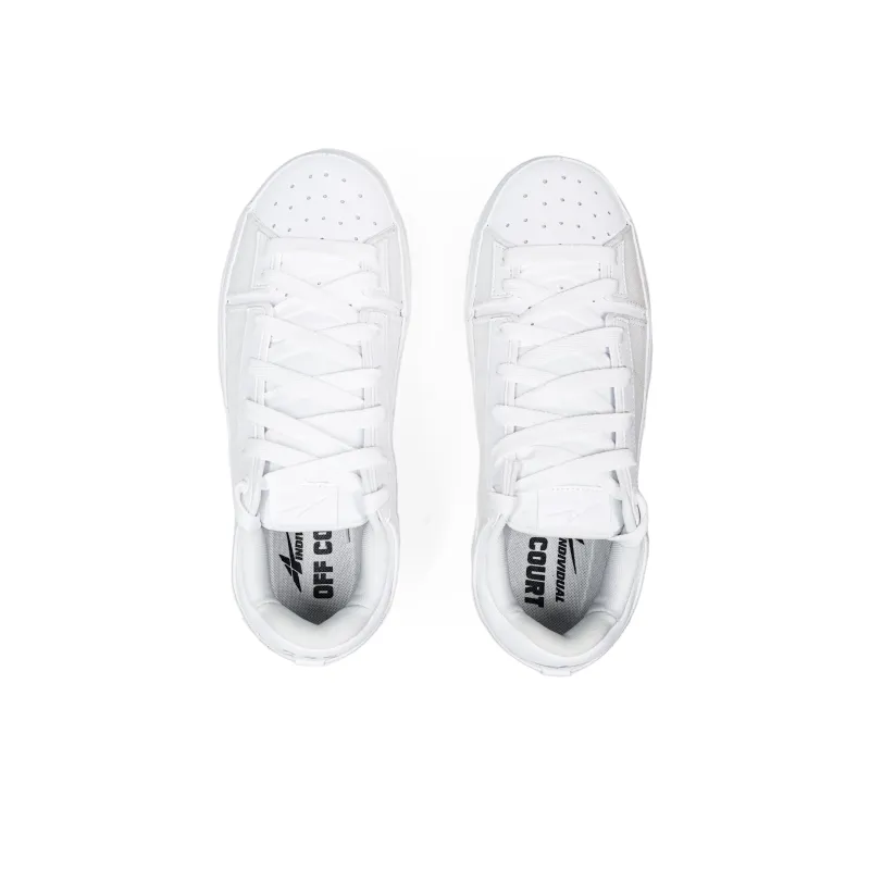 Serious Player Only Anti Slip Wear Resistant Low Top Basketball Shoes Unisex White-2