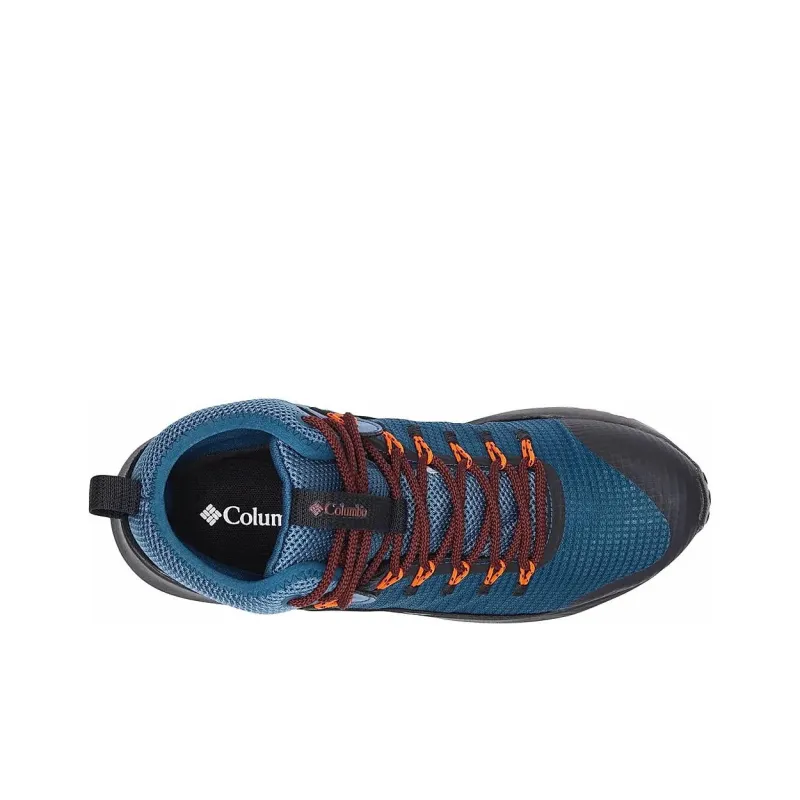 Columbia Trailstorm Water-Resistant Support Mid-Top Trekking Shoes Men's Blue-2