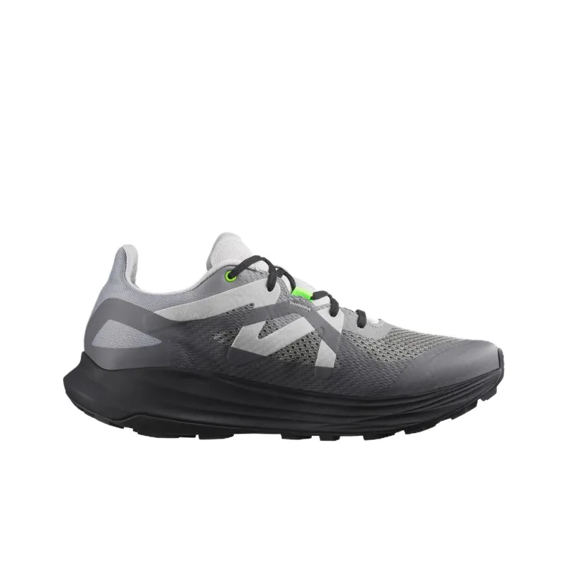 SALOMON ULTRA FLOW Anti Slip Wear Resistant Low Top Trail Running Shoes Men's Gray Black-1