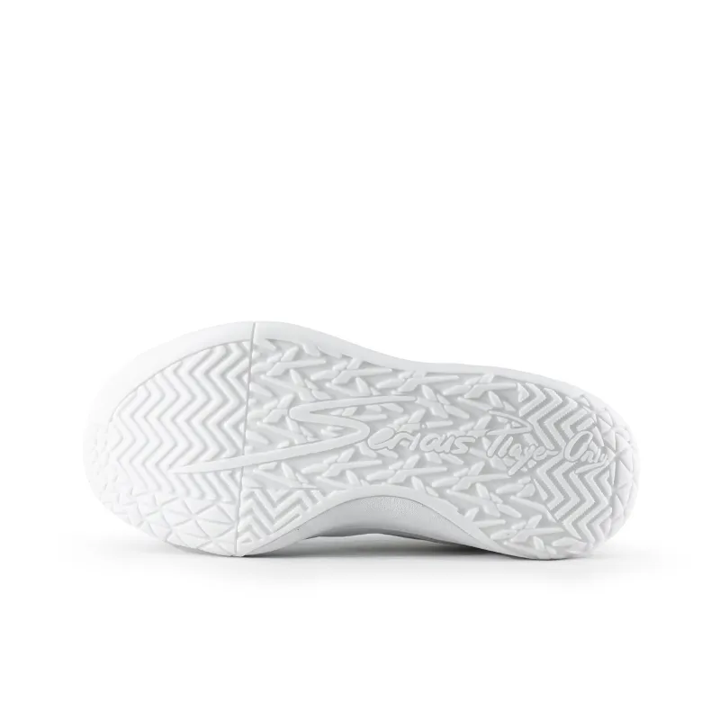 Serious Player Only Anti Slip Wear Resistant Low Top Basketball Shoes Unisex White-4