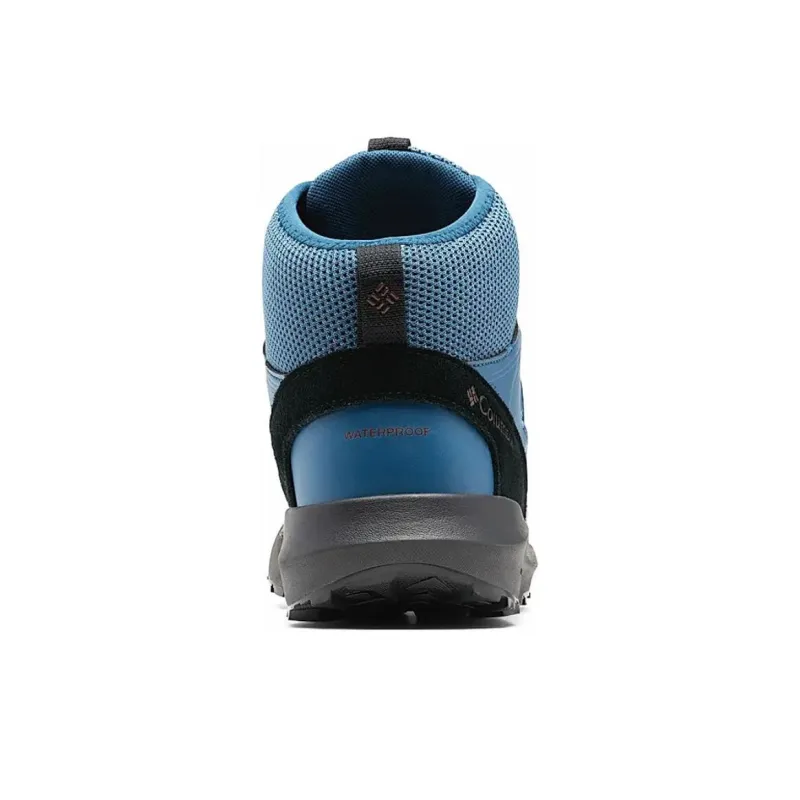 Columbia Trailstorm Water-Resistant Support Mid-Top Trekking Shoes Men's Blue-3