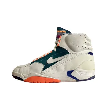 Nike Air Flight Lite Anti Slip Wear Resistant High Top Vintage Basketball Shoes Unisex White