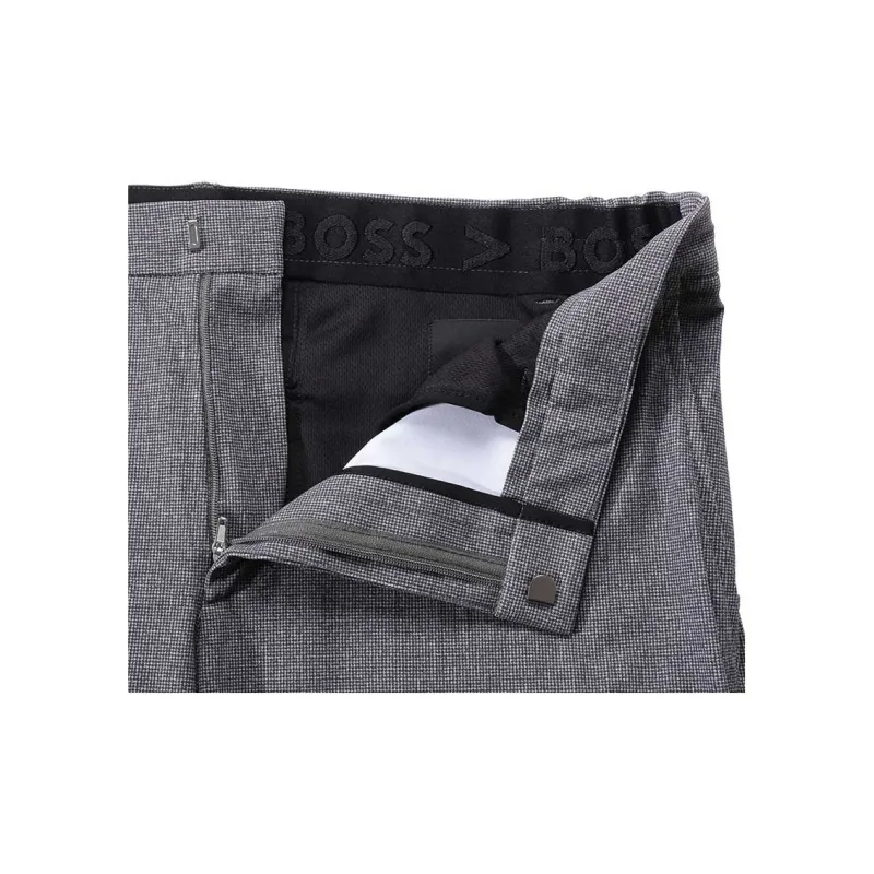 HUGO BOSS Check print Tailored Trousers-6