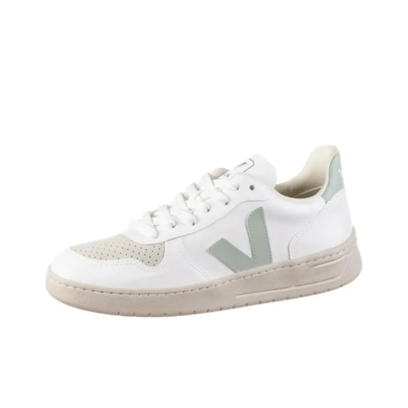 VEJA V 10 Lace Up 'White Matcha Grey'-3