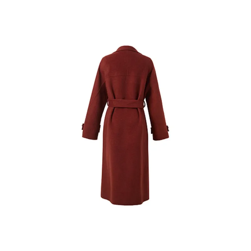 3COLOUR Coats Women's Brick Red-1