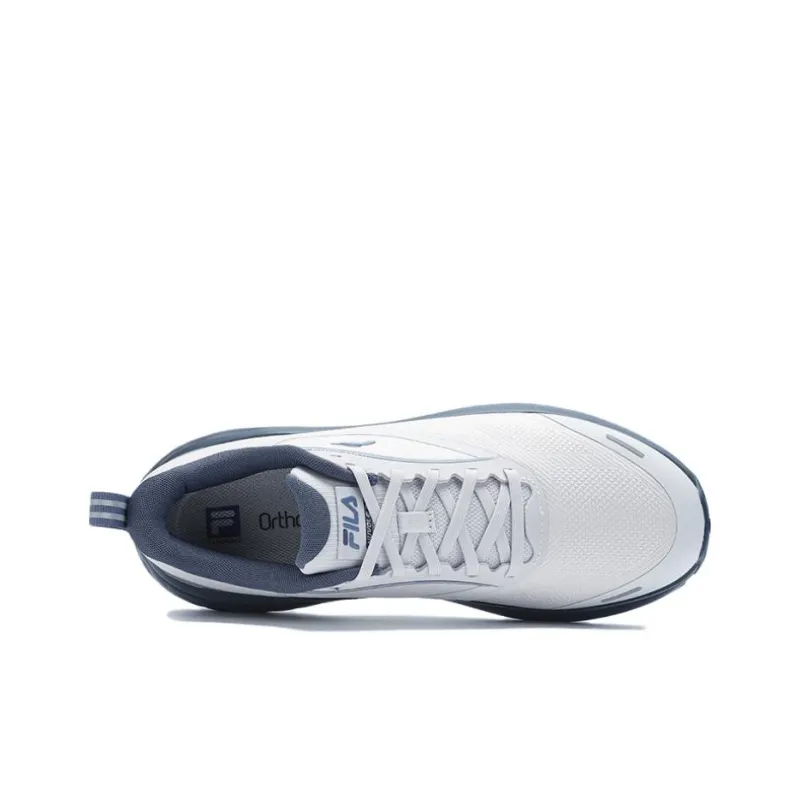 FILA NUVOLE 2 Anti Slip Wear Resistant Low Top Running Shoes Men's Light Gray-1