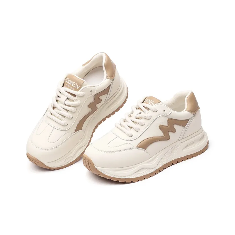 Cigna Wear Resistant Low Top Chunky Sneakers Women's-3