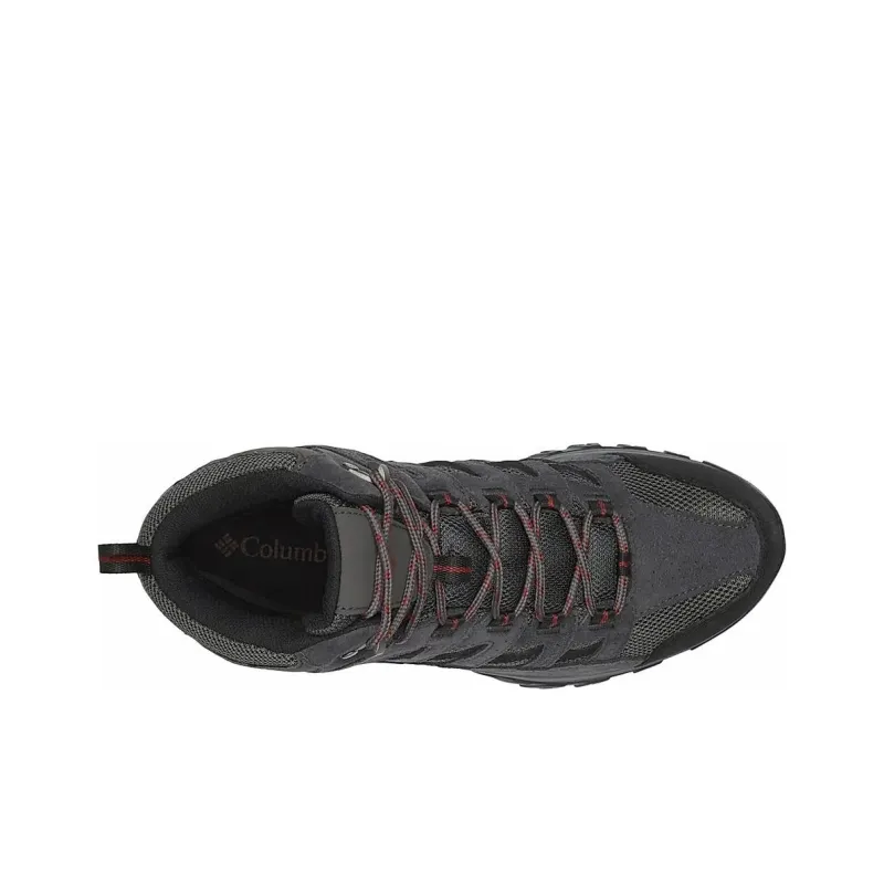 Columbia Crestwood Anti-Slip Wear-Resistant Mid-Top Trekking Shoes Men's Dark Gray-2