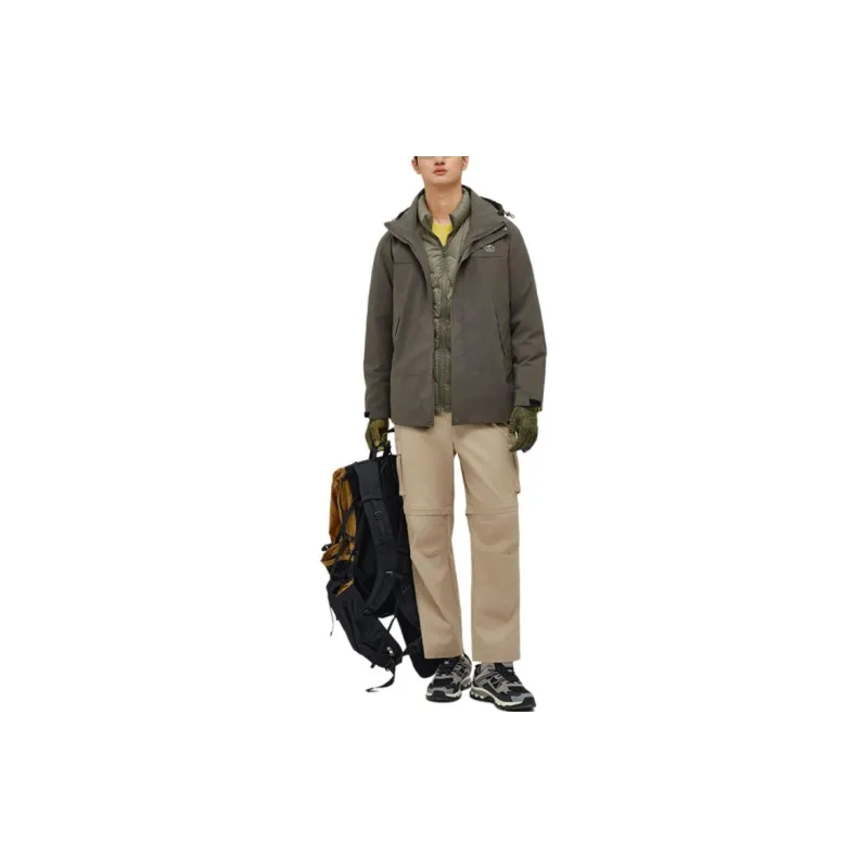 PONY Windproof, Breathable, And Water Repellent Windbreaker Jacket Unisex Umber-4