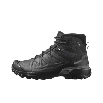 SALOMON Anti Slip Wear Resistant Mid Top Trekking Shoes Women's Black