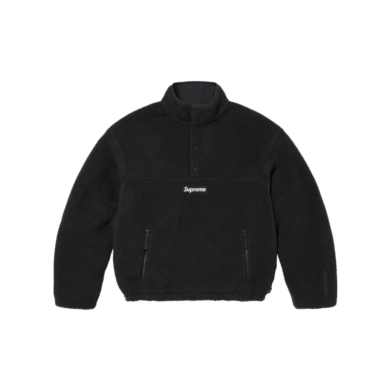 Supreme Polartec Shearling Reversible Pullover FW24-3