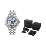 BS007G1 Silver Case Blue Bezel, Diamond Dial, Mercedes-Benz G-Class Hobby Model Clothing Sets