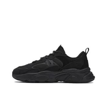 FILA Mars 2 Anti Slip Wear Resistant Low Top Running Shoes Women's Black