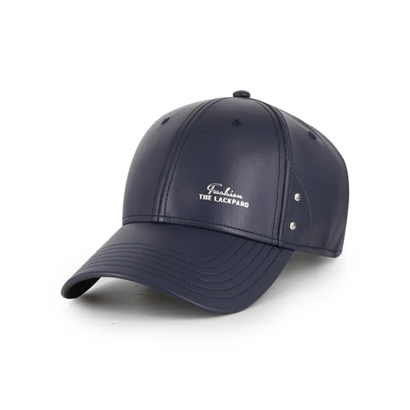 Lackpard Artificial Leather Baseball Caps Men's-3