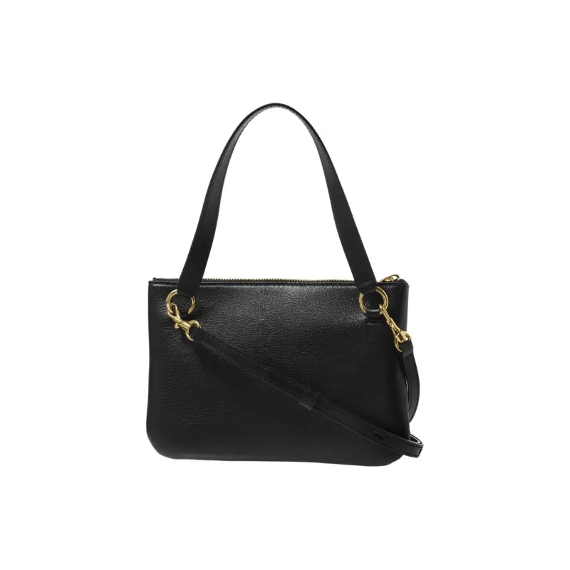 JIL SANDER Logo Stamp Zipped Shoulder Bag-3