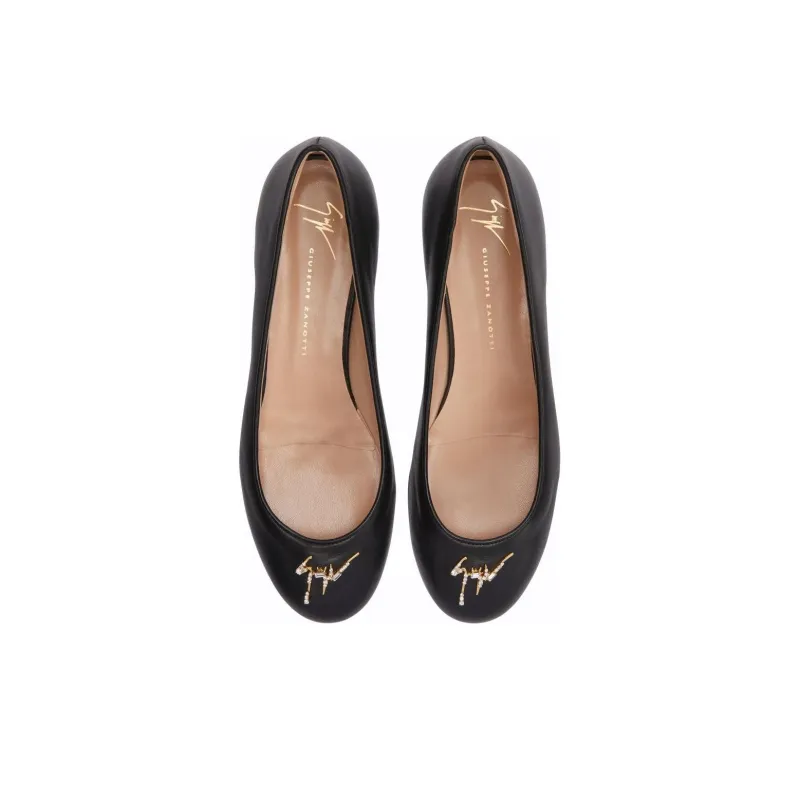 Giuseppe Zanotti Riziana Leather Ballerina Shoes Women's-4